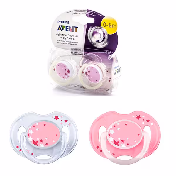 پستانک کلاسیک دوعددی فیلیپس اونت 0-6 ماه PHILIPS AVENT