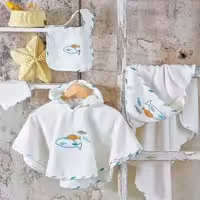 حوله 4 تکه نوزادی مدل Dodo برند Ecocotton