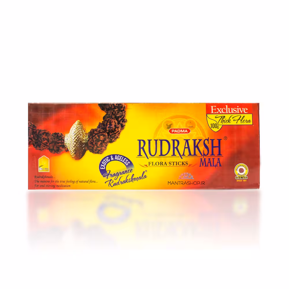 عود دست ساز هندی تسبیح رودراکشا Rudraksha Mala