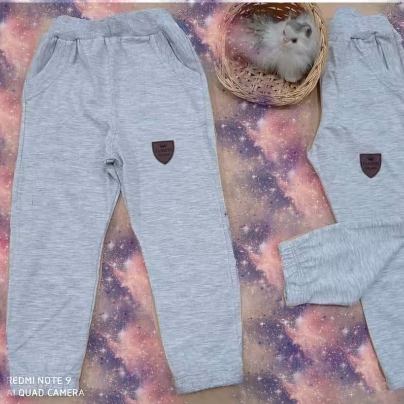 شلوار اسپرت دخترانه و پسرانه    جنس ملانژ عالی   سایزبندی قد 60 و قد 70