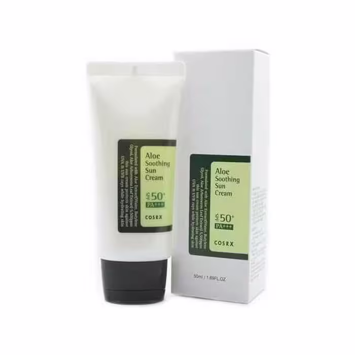 ضد آفتاب SPF50 آلوئه ورا کوزارکس اصل COSRX Aloe Soothing SPF50 PA    Sun Cream