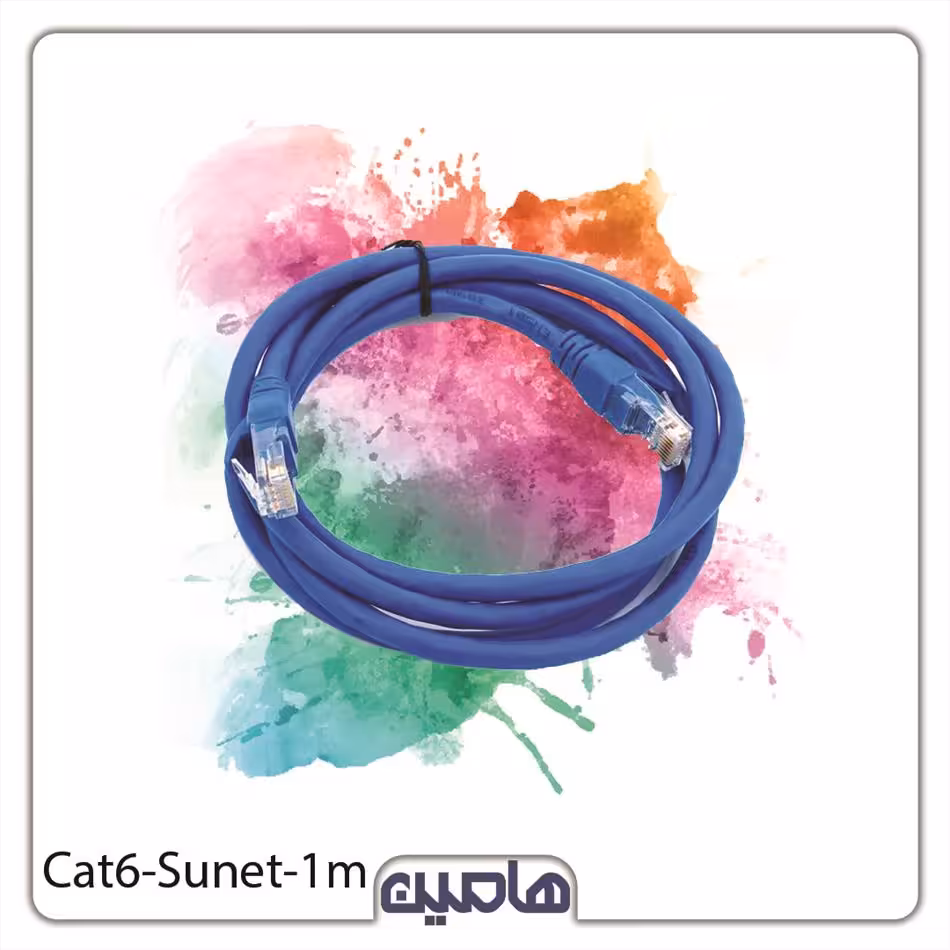 کابل شبکه 1 متری CAT6-SUNSET