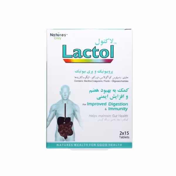 قرص لاکتول نیچرز اونلی30قرص  Natures Only lactol30Tablets