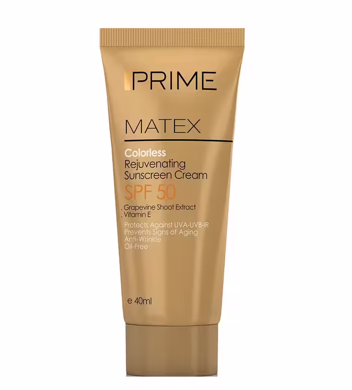 ضدآفتاب جوان کننده انواع پوست بی رنگ spf50 پریم