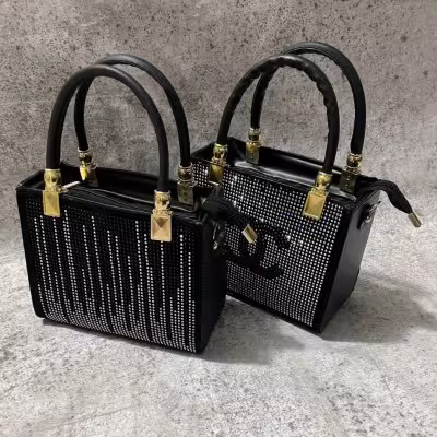 کیف مجلسی زنانه نگین کاری شده پرسی عیدانه