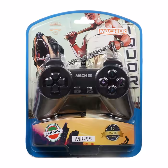 دسته بازی تک معمولی Macher مدل MR-55-رنگی