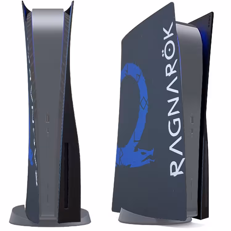 فیس پلیت برای PS5 دیسک خور – طرح God of War: Ragnarok