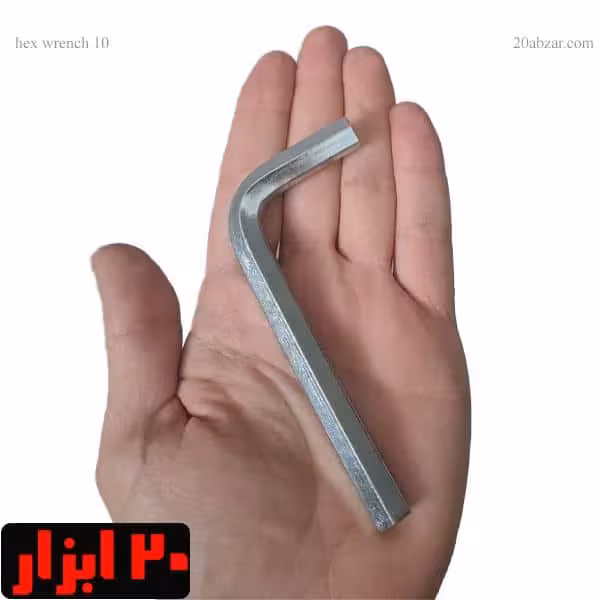 آچار آلن تکی 6گوش سایز 10 میلیمتری