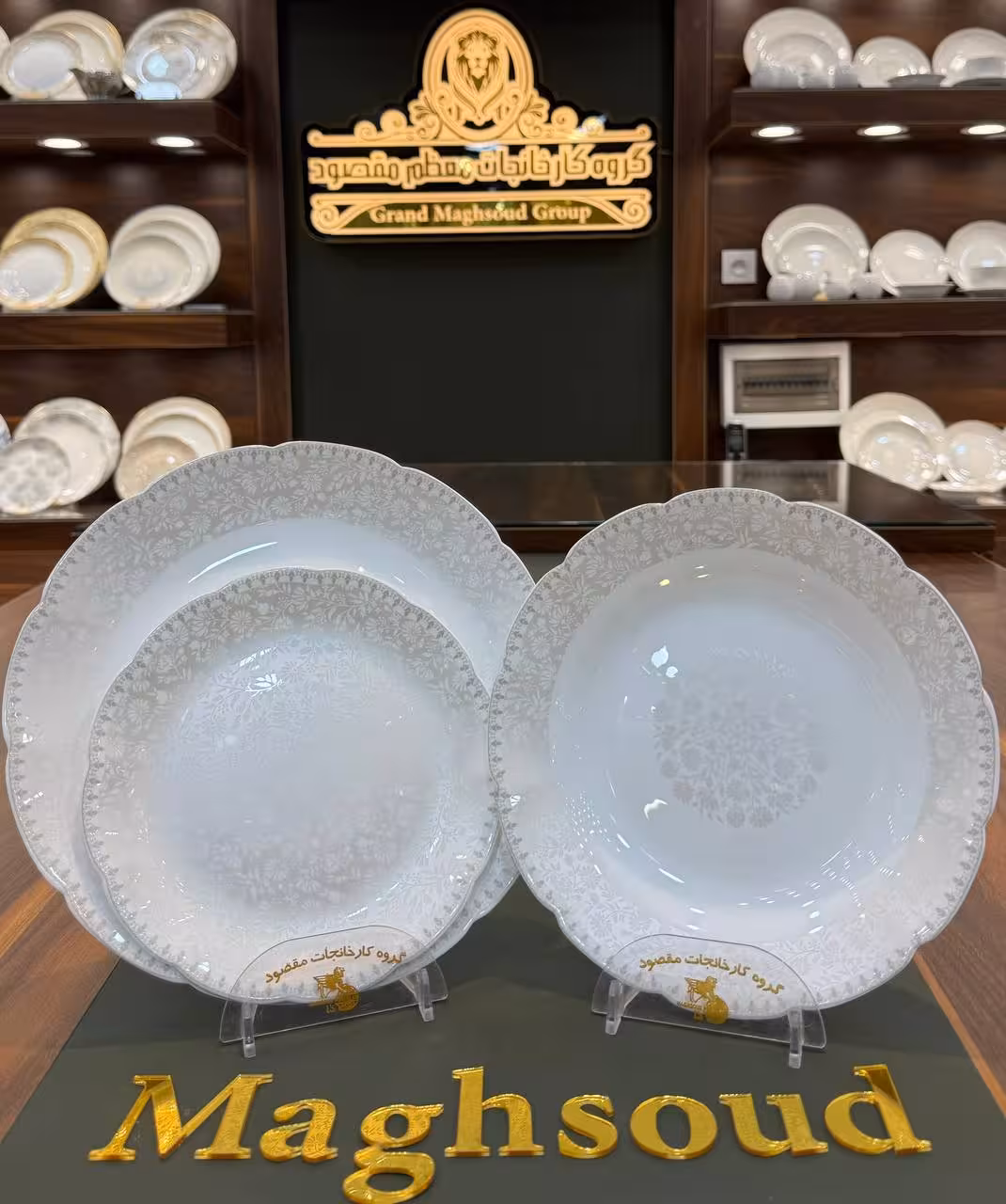 سرویس آرکوپال 6 نفره 26 پارچه دینو مدل خاکستری 703