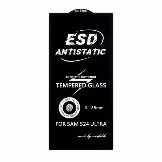 گلس گوشی موبایل شفاف مدل آنتی استاتیک ESD - 0.188mm