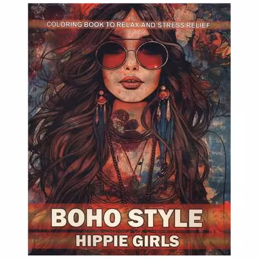 کتاب رنگ آمیزی Boho Style