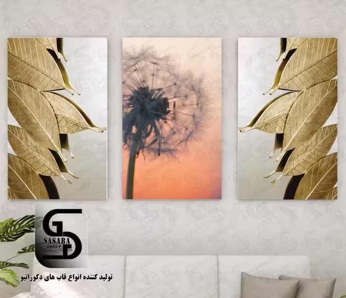 تابلو دکوراتیو سه تکه 60*40 درجه1