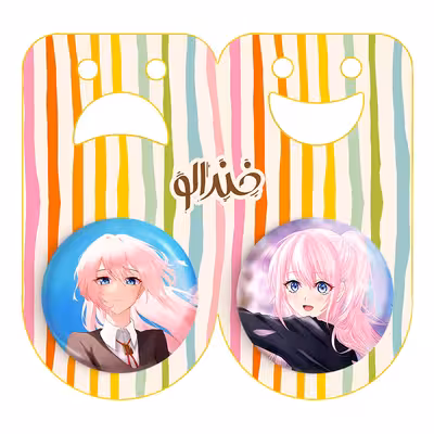 پیکسل خندالو مدل شیکیموری سان انیمه شیکیموری کد 1585115848 مجموعه 2 عددی