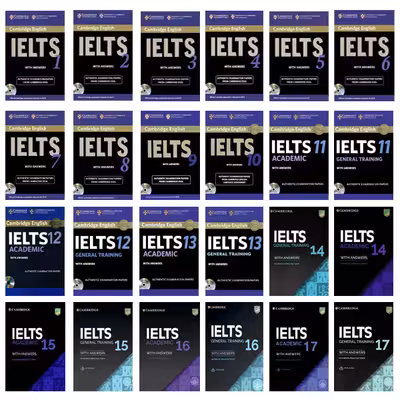 کتاب IELTS Academic-General اثر جمعی از نویسندگان انتشارات دانشگاه کمبریج 24 جلدی 