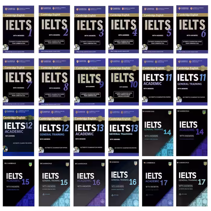 کتاب IELTS Academic-General اثر جمعی از نویسندگان انتشارات دانشگاه کمبریج 24 جلدی 