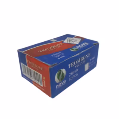 گیره کاغذ نووا مدل 33 بسته 50 عددی