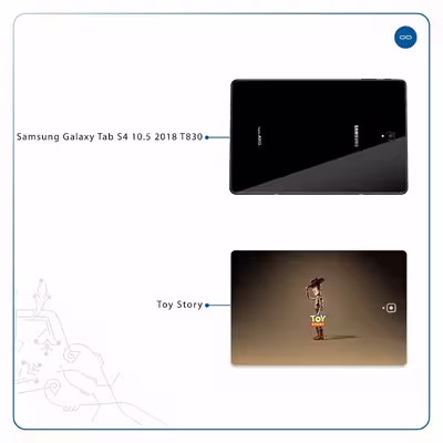 برچسب پوششی ماهوت مدل Toy Story مناسب برای تبلت سامسونگ Galaxy Tab S4 10.5 2018 T830