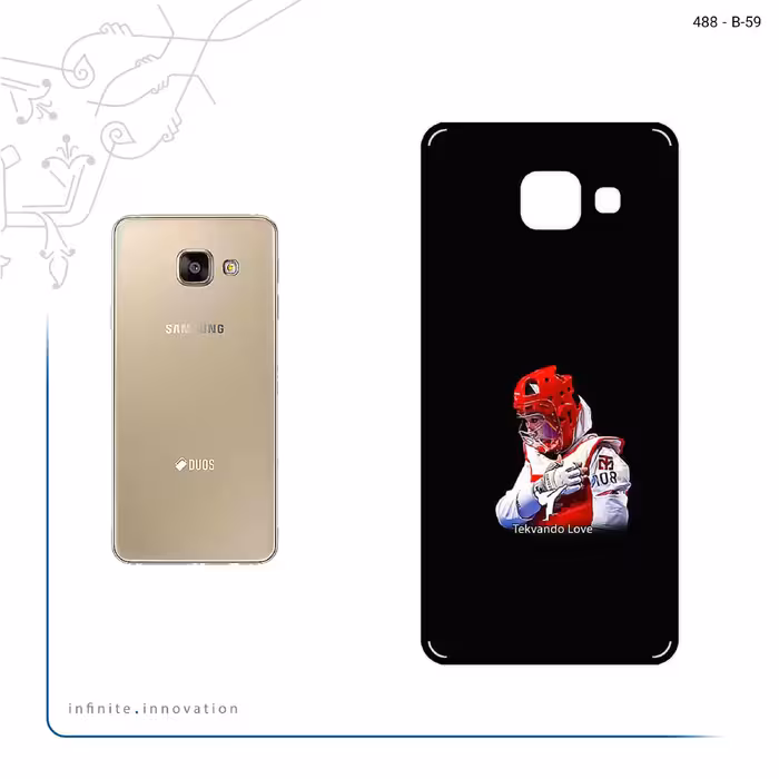 برچسب پوششی ماهوت مدل Tekvando مناسب برای گوشی موبایل سامسونگ Galaxy A3 2016