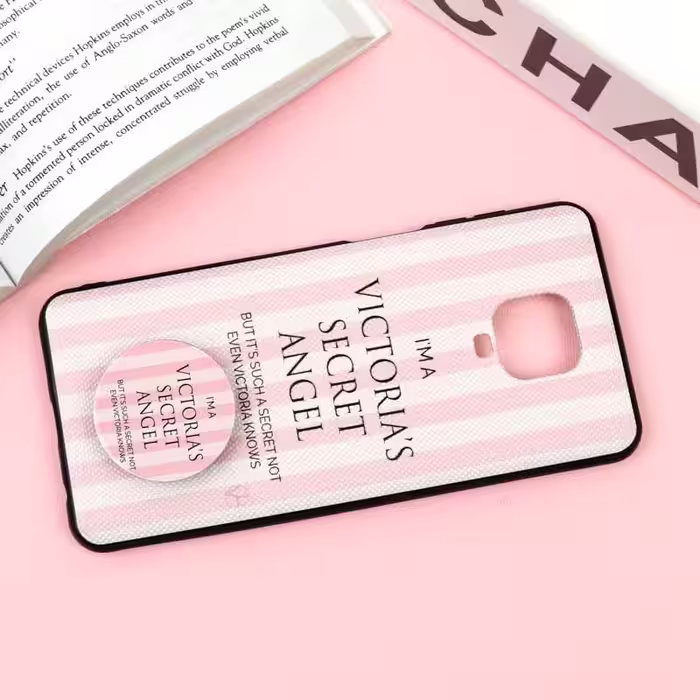 کاور طرح دخترانه کد 912 مناسب برای گوشی موبایل شیائومی Redmi Note 9s / 9 Pro به همراه پایه نگهدارنده