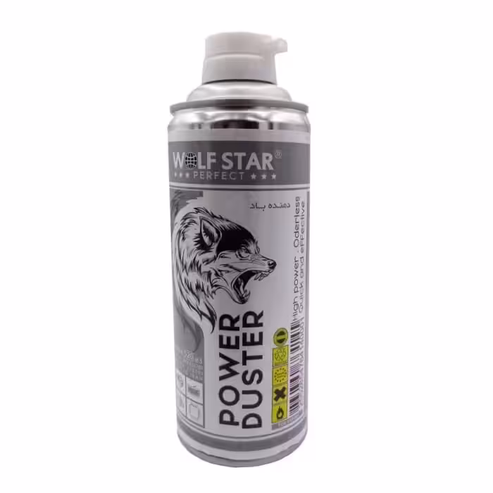 اسپری خشک هوا ولف استار مدل POWER DUSTER حجم 400 میلی لیتر
