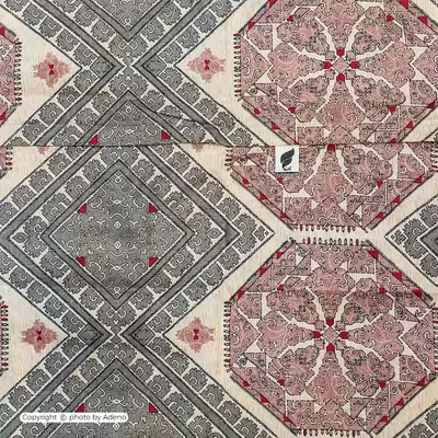 ملحفه آدنو مدل هریس کد CH66 دونفره سایز 220x240 سانتی متر