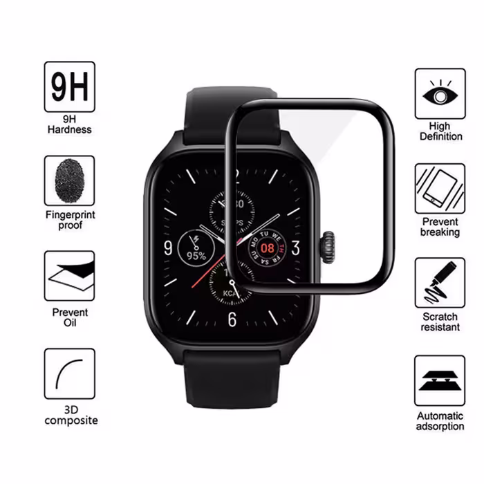 محافظ صفحه نمایش کروکودیل مدل C-PWM مناسب برای ساعت هوشمند امیزفیت Amazfit GTS 4