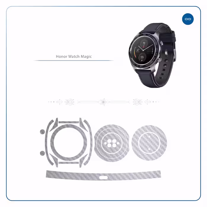 برچسب ماهوت طرح Steel Fiber مناسب برای ساعت هوشمند آنر watch magic