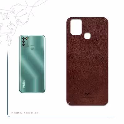 برچسب پوششی ماهوت مدل Natural-Leather مناسب برای گوشی موبایل اینفینیکس Smart 6 X657B