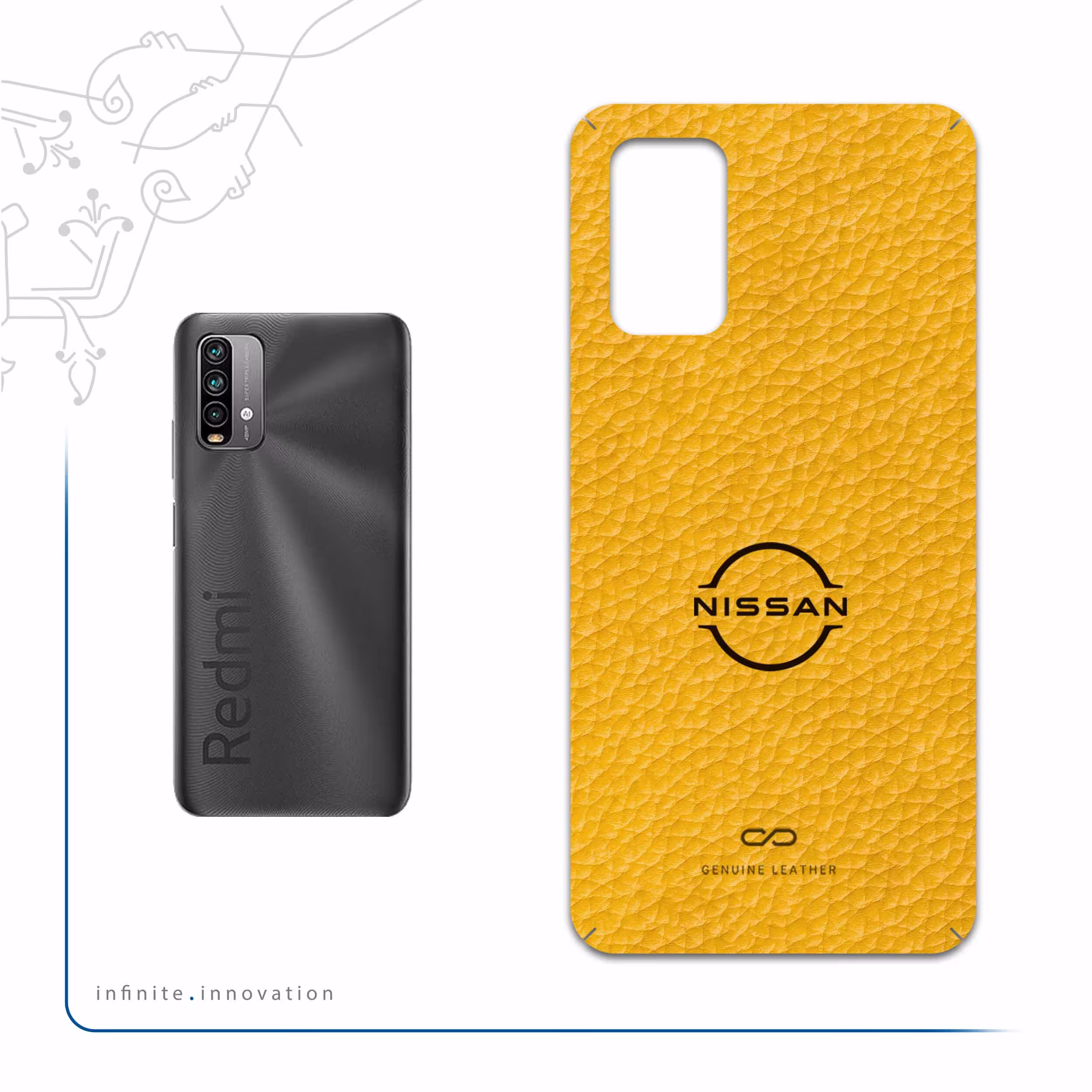 برچسب پوششی ماهوت مدل ML-NSSN مناسب برای گوشی موبایل شیائومی Redmi Note 9 4G