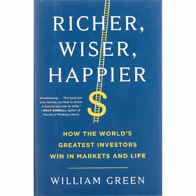 کتاب Richer Wiser Happier اثر William Green انتشارات Scribner
