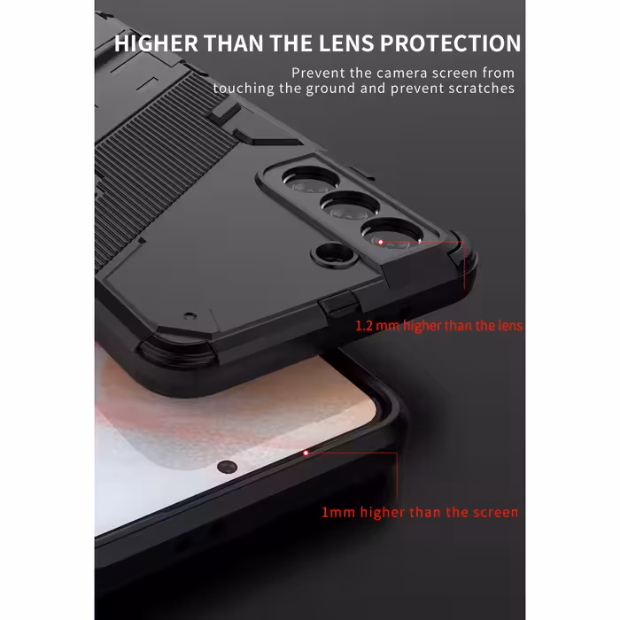 کاور آیرون من مدل BiberCas مناسب برای گوشی موبایل سامسونگ S22 PLUS به همراه قلم لمسی