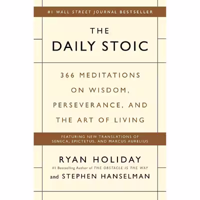 کتاب The Daily Stoic اثر Ryan Holiday and Stephen Hanselman انتشارات Portfolio