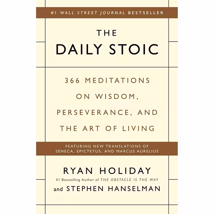 کتاب The Daily Stoic اثر Ryan Holiday and Stephen Hanselman انتشارات Portfolio