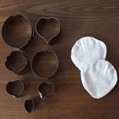 ابزار تزیین کیک بهگز مدل گل رز مجموعه 9 عددی