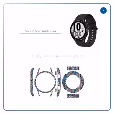 برچسب ماهوت طرح Iran Tile6 مناسب برای ساعت هوشمند سامسونگ Watch4 44mm