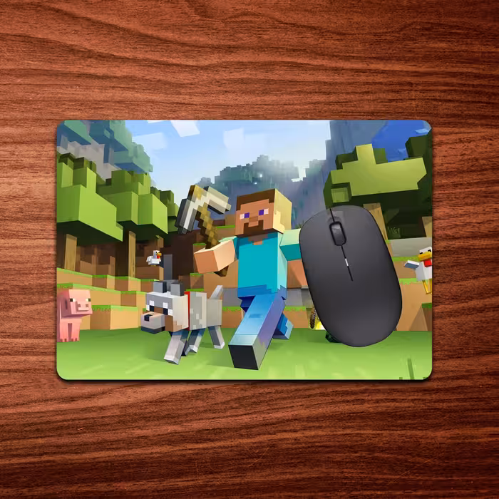 ماوس پد مدل minecraft