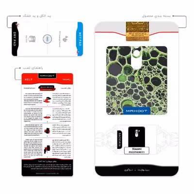 برچسب پوششی ماهوت مدل Atom Universe 4 مناسب برای گوشی موبایل شیائومی POCOPHONE F1