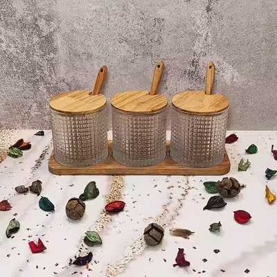 ست جا ادویه 3 پارچه مدل لیندو