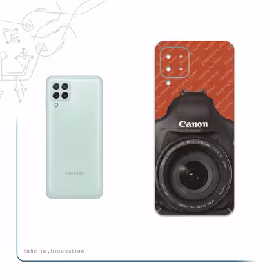 برچسب پوششی ماهوت مدل Canon-Logo مناسب برای گوشی موبایل سامسونگ Galaxy A22 4G