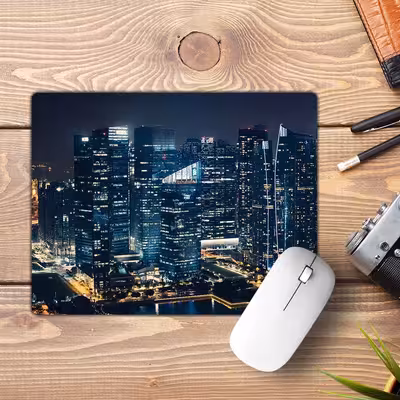 ماوس پد مدل آسمان خراش ها کد wmu68