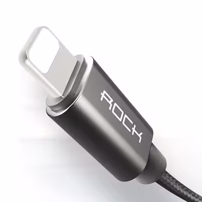 کابل تبدیل USB به لایتنینگ راک مدل RCB0432 طول 1.8 متر 