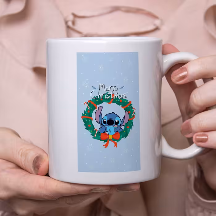 ماگ طرح کریسمس مدل استیچ CH4