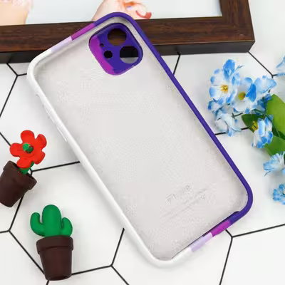 کاور مدل سیلیکونی طرح آبرنگی مناسب برای گوشی موبایل اپل Iphone 11 