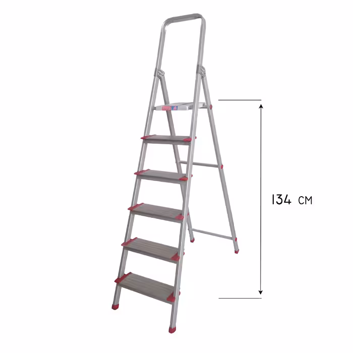 نردبان 6 پله پهن آلوپات مدل STEP6