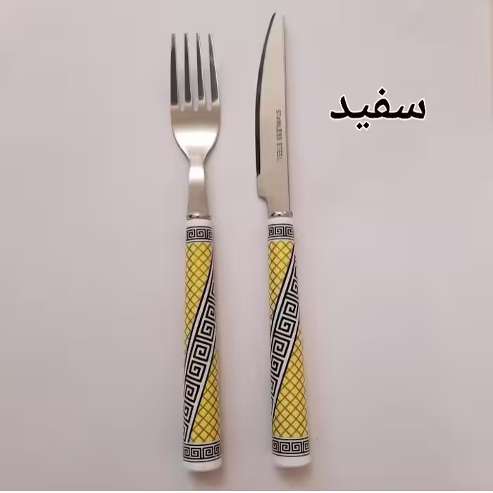 ست کارد و چنگال میوه خوری 12 پارچه  مدل WTG