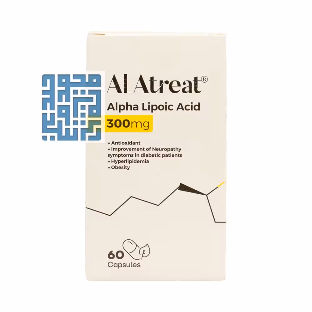 خرید کپسول آلاتریت آلفا لیپوئیک اسید 300 میلی گرم تچرا فارمد
