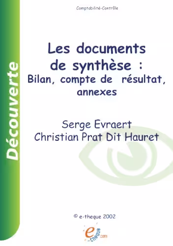 خرید و دانلود نسخه کامل کتاب Les documents de synthese : bilan, compte de resultat, annexes