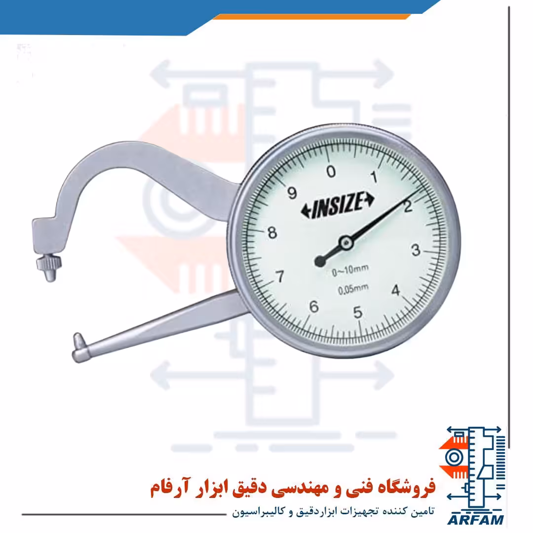ضخامت سنج ورق ساعتی اینسایز 10-0 میلی متر مدل 101-2862