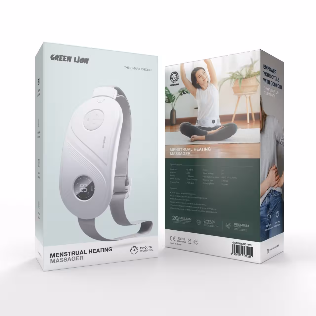 ماساژور گرم کننده قاعدگی گرین Green lion Menstrual Heating Massager