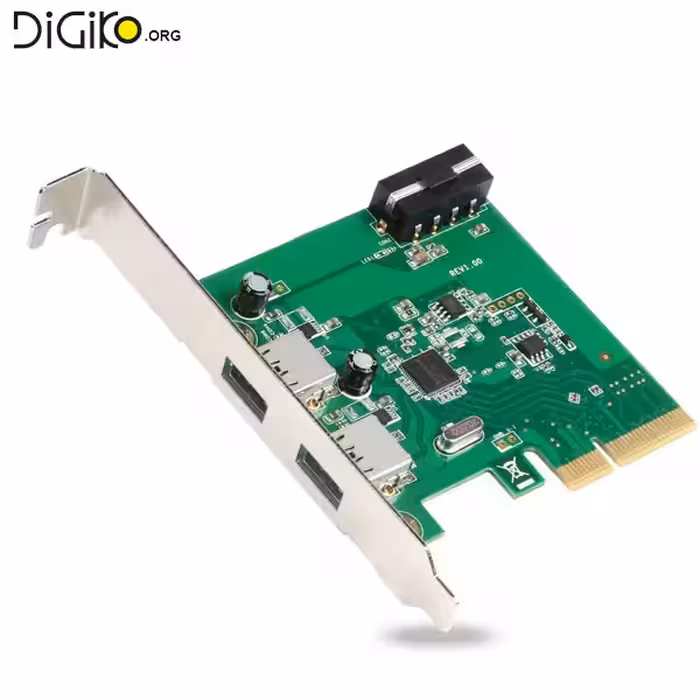 کارت USB3.0 اینترنال 2 پورت با چیپست اسمدیا (مارک UNITEK)